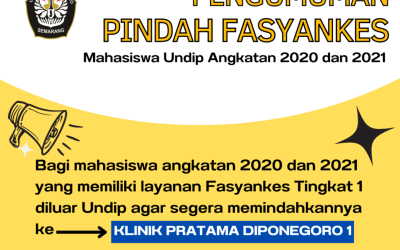 Service Transfer of Level 1 Health Care Facility to Klinik Pratama Diponegoro 1