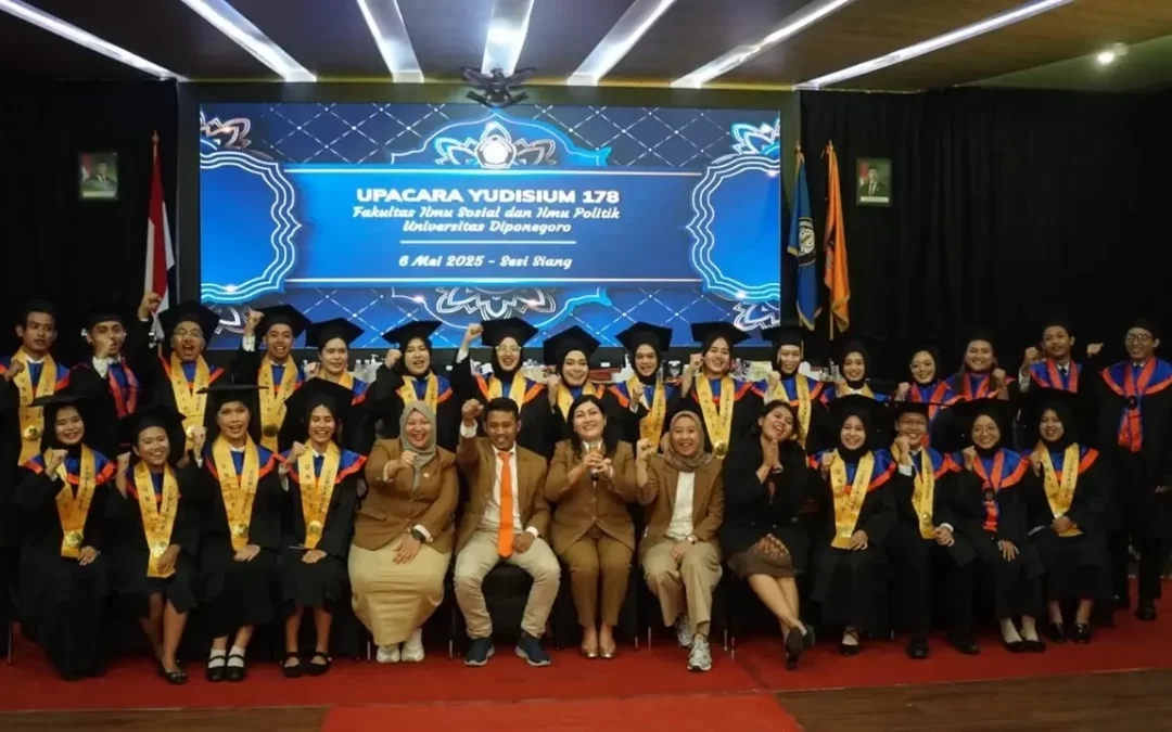 178th Yudisium and Graduation: The Department of International Relations, FISIP UNDIP Celebrates the Graduation of 24 Undergraduate Students