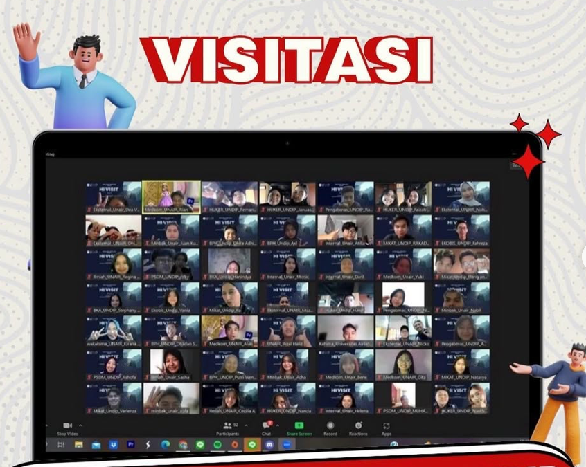 Visitasi HMPS HI Undip x HIMAHI Unair