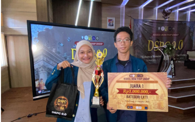 Mahasiswa HI FISIP Undip Raih Juara Lomba KTI DSPC 9.0 Tahun 2024