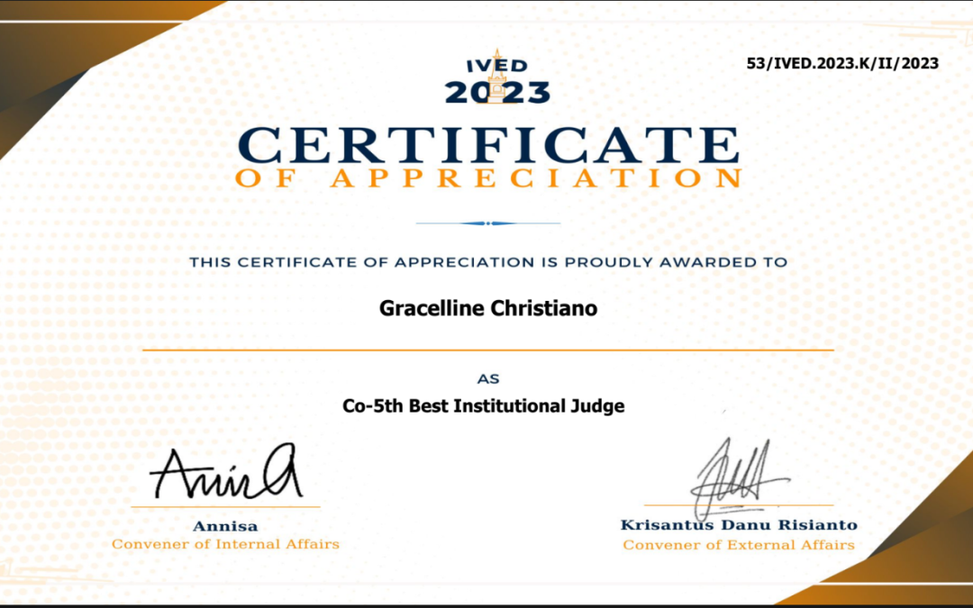Mahasiswa HI FISIP Undip Raih Penghargaan di Ajang IVED 2023